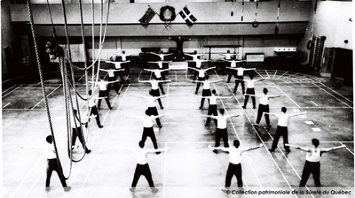 Entraînement physique, vers 1965